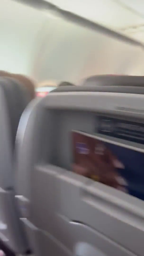 Busty hippie girl flashes passgender on the airplane