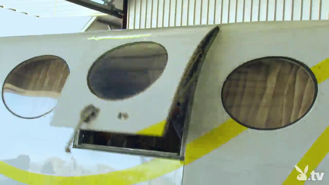 Hot fuck on the airplane